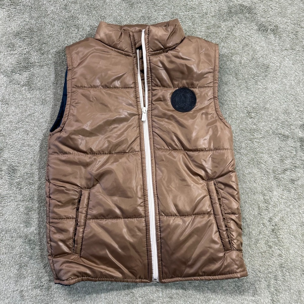 Youth Puffer Vest, DKNY,‎ Size 7/8, bronze